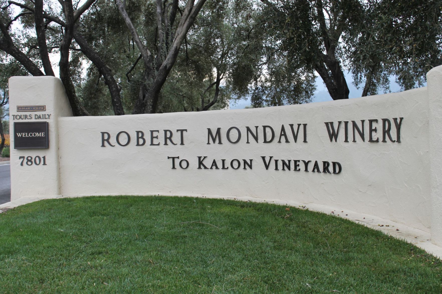 Robert Mondavi sign